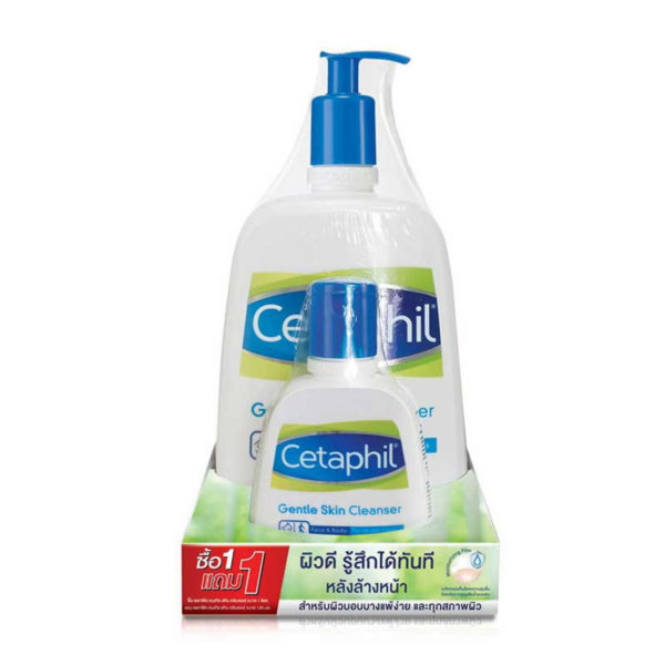 Cetaphil เจนเทิล สกิน คลีนเซอร์ 1 ลิตร ฟรี 125 มล.